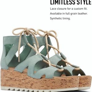Sorel Women’s Cameron Flatform - Platform Suede Gladiator Lace Sandals